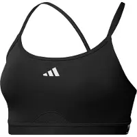 Adidas Soutien-gorge de sport 'Aeroreact' noir / blanc