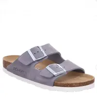 Rohde Mule 'Pantolette Damen 5590/86 Velourleder in grau' violet