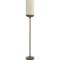 Light & Living - lampadaire - Dania - beige marron - coton métal - Ø 23cm - E27 - 1738152