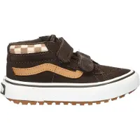 Vans - Chaussures montantes à scratchs - Sk8-Mid MTE Reissue V Brown/True White - Taille Enfant 2,5 US - Marron