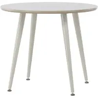 Ebuy24 Plaza table de salle à manger pour enfants Ø60 cm beige.