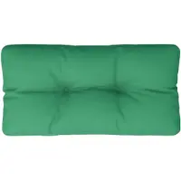 vidaXL Coussin de palette vert 80x40x12 cm tissu