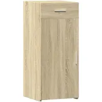 vidaXL Sideboard chêne Sonoma 40x42,5x93 cm Matériau dérivé du bois