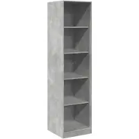 vidaXL Armoire gris béton 50x50x200 cm Bois composite