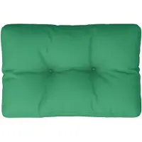 vidaXL Coussin de palette vert 60x40x12 cm tissu