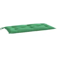 vidaXL Coussin pour banc de jardin vert 110x50x7 cm tissu Oxford