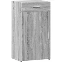 vidaXL Sideboard Gris Sonoma 50x42,5x93 cm Matériau dérivé du bois