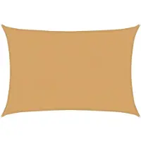 vidaXL Voile d'ombrage 160 g/m² rectangulaire sable 5x7 m PEHD