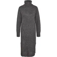 Noisy May Robes en maille 'VIOLA' gris foncé