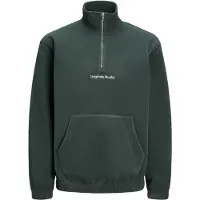 Jack & jones Pull-over 'JORVesterbro' sapin / blanc