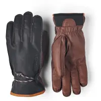 Hestra - Gants de ski en cuir - Wakayama Glove Navy/Brown en Cuir - Taille 10