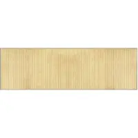 vidaXL Tapis rectangulaire naturel clair 60x200 cm bambou