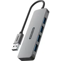 Sitecom Hub Usb-a Vers 4 X Argenté / Noir (cn-5005)