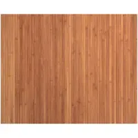 vidaXL Tapis rectangulaire marron 80x100 cm bambou