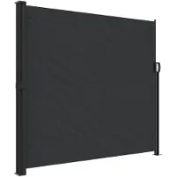 vidaXL Store latéral extensible noir 180x300 cm