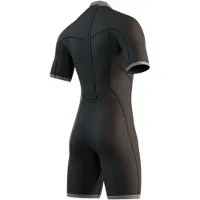 Mystic Shorty à Manches Courtes Avec Fermeture éclair Dans Le Dos Brand Flatlock 3/2mm