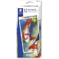 Staedtler 8880 Lot de 12 tubes de peinture aquarelle