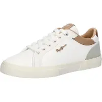 Pepe Jeans Baskets basses 'KENTON COURT' noisette / gris / blanc