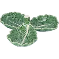 Bordallo Pinheiro Plat de service Olive au chou 21 cm