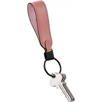 OrbitKey Loop Keychain, cotton candy, Rose
