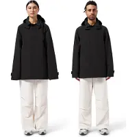 Maium Veste de pluie Maium Unisex Mac Short Black-L