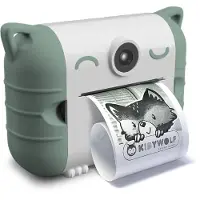 KIDYWOLF Appareil Photo Compact Kidyprint Vert