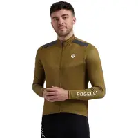 Rogelli long sleeve t-shirt MONO brown XL (XL), Marron, XL