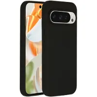 Accezz Coque Liquid Silicone Google Pixel 9 / 9 Pro - Noir