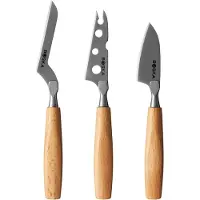 Boska Amigo Cheese Knife Set Small 306941 bois de hêtre, set de 3 couteaux à fromage