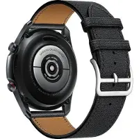 Beline pasek Watch 20mm Hermes Leather czarny /black box, Noir