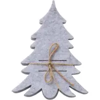 Boltze Pochette à couverts en feutre FILZY en forme de sapin