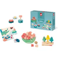 Janod 24 mois - Toys de stimulus avec Puzzle et Activits manuelles des enfants - Enfants 2 ans - Toys d'activit et dveloppement psychomotor - J04065