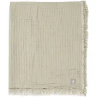 Jollein Couverture Bébé 75x100 Cm À Franges Olive/Ivoire -