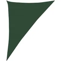 vidaXL Voile d'ombrage 160 g/m² Vert foncé 4x5x6,8 m PEHD