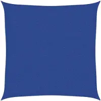 vidaXL Voile d'ombrage 160 g/m² bleu 2,5x2,5 m HDPE