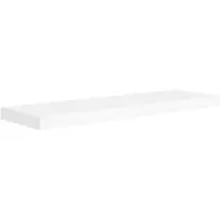 vidaXL Étagère flottante murale blanc 80x23,5x3,8 cm MDF
