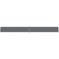 vidaXL Marquise latérale extensible Anthracite 117x1200 cm