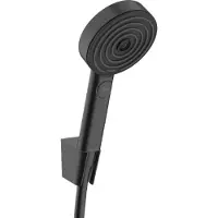 Hansgrohe - Ensemble support mural et douchette 105 3jet Relaxation avec flexible 160 cm noir mat - Noir