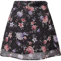 ONLY Jupe 'CATHARINA' menthe / sapin / violet foncé / noir