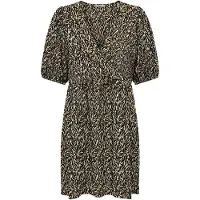 ONLY Robe 'ZORA' sable / marron / blanc
