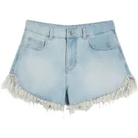 Bershka Jean bleu clair / argent