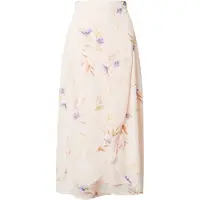 About You Jupe 'Leona' marron châtaigne / kaki / violet / rose pastel