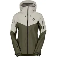 SCOTT - Veste de protection - Explorair 3L Jacket W Dust White Douglas Green pour Femme - Taille XS - Kaki