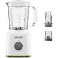 Kenwood Blender BLP31 avec bol en verre, 350 W, 1,6 L, 2 vitesses, blanc