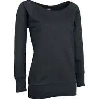 Urban Classics Sweat-shirt de - Sweat col rond large - XS - 5XL - pour Femme - noir - Taille S