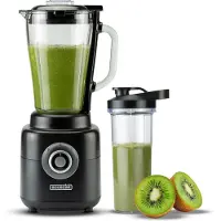 Bourgini Power Blender - Blender de beaker (1,75 L, 1000 W, beaker de 700 ml)
