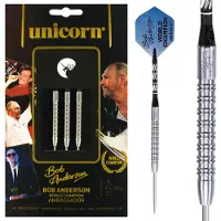 Unicorn Le champion du monde Bob Anderson Steel Darts (22 g)