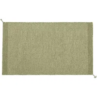 Muuto Ply Tapis en Polyester Recyclé pour l'intérieur et l'extérieur 85 x 140 cm | Moss Green