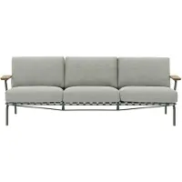 Muuto Settle Canapé 3 Places Ribbed Weave 2| Dark Green