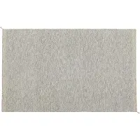 Muuto Ply Tapis en Polyester Recyclé pour l'intérieur et l'extérieur 200 x 300 cm | Black | White